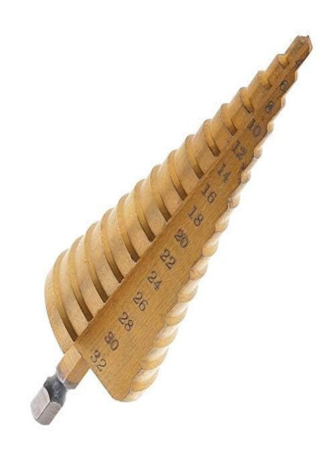 Bluedeal 4-32mm Large HSS Steel Step Cone Drill Countersink Titanium Bit Set Hole - Image 2